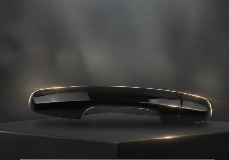 Gloss black door handle covers for Toyota Corolla